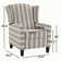 27.6" Wide Classic Upholstered Push Back Recliner with Wing Back