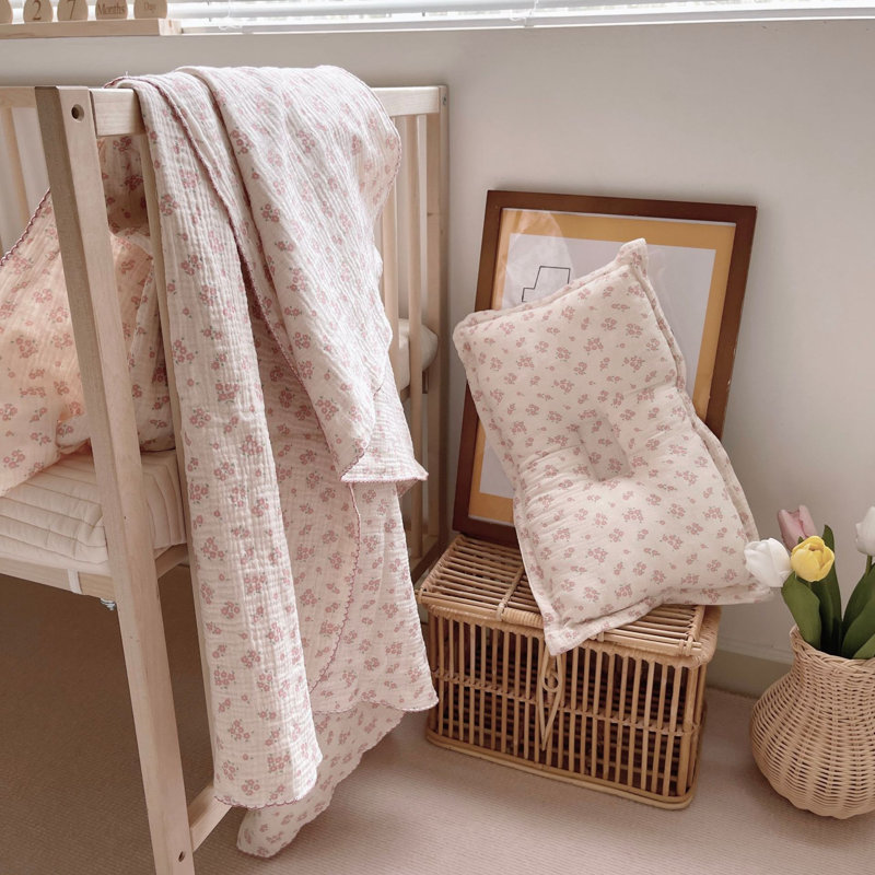 Taie d'oreiller mignonne en coton pour enfants