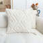 Mancelona White Square Scatter Cushion Pillow Cover