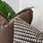 Brown Block Print Pillow Covers