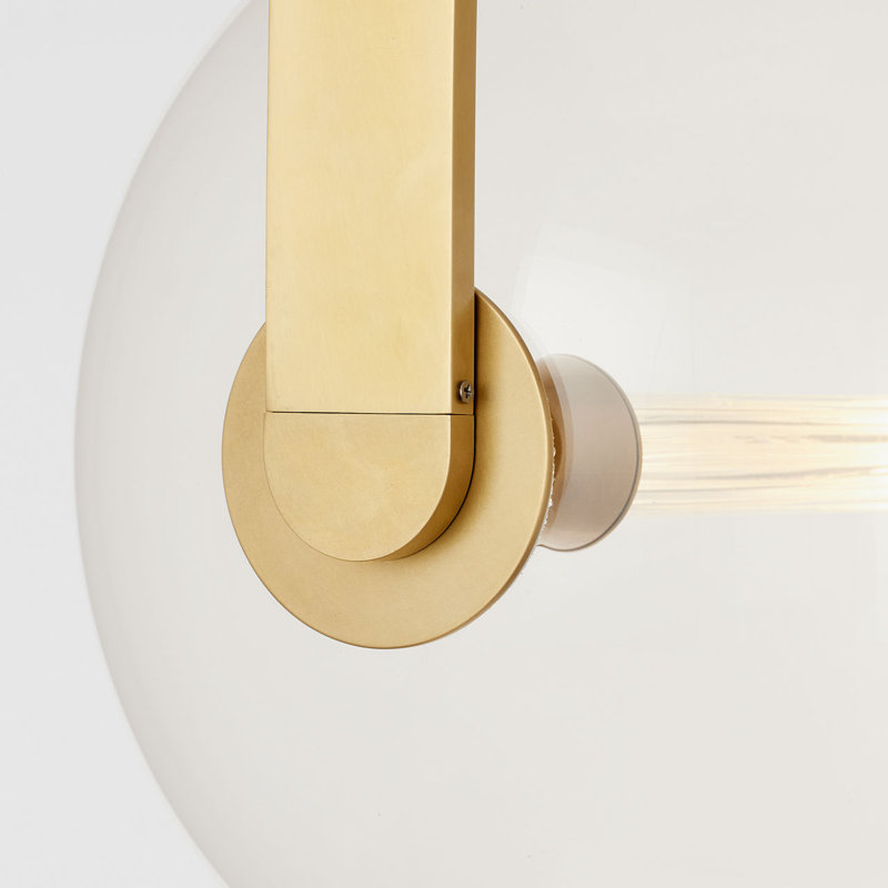 Fues Medium Pendant, White