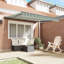 VidaXL Polyester Cover Retractable Patio Awning-126440594-126440599-126440600