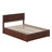 Astley Wood Platform Bed with Panel Footboard and Trundle-827373267-827373277