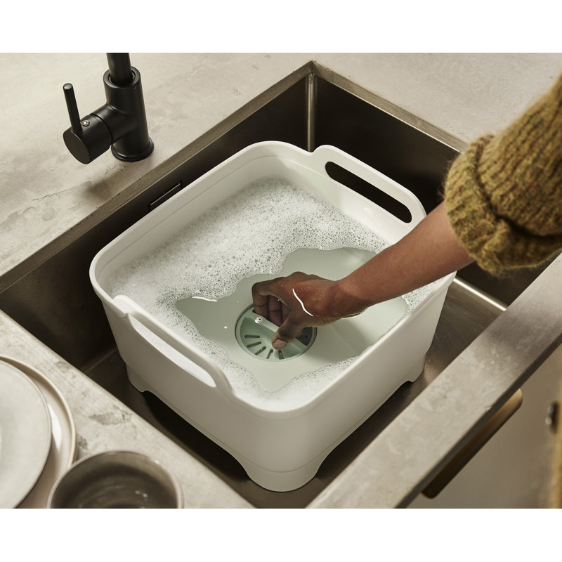 Wash & Drain Basin with Carry Handles, Stone