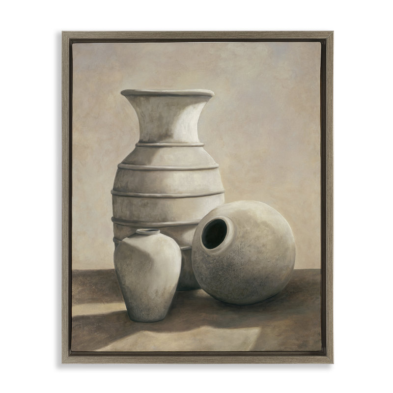 Cadre flottant Traditional Still Life, conception d'André Mazo, Cadre flottant orme Montalcino, H 31 po x l 25 po