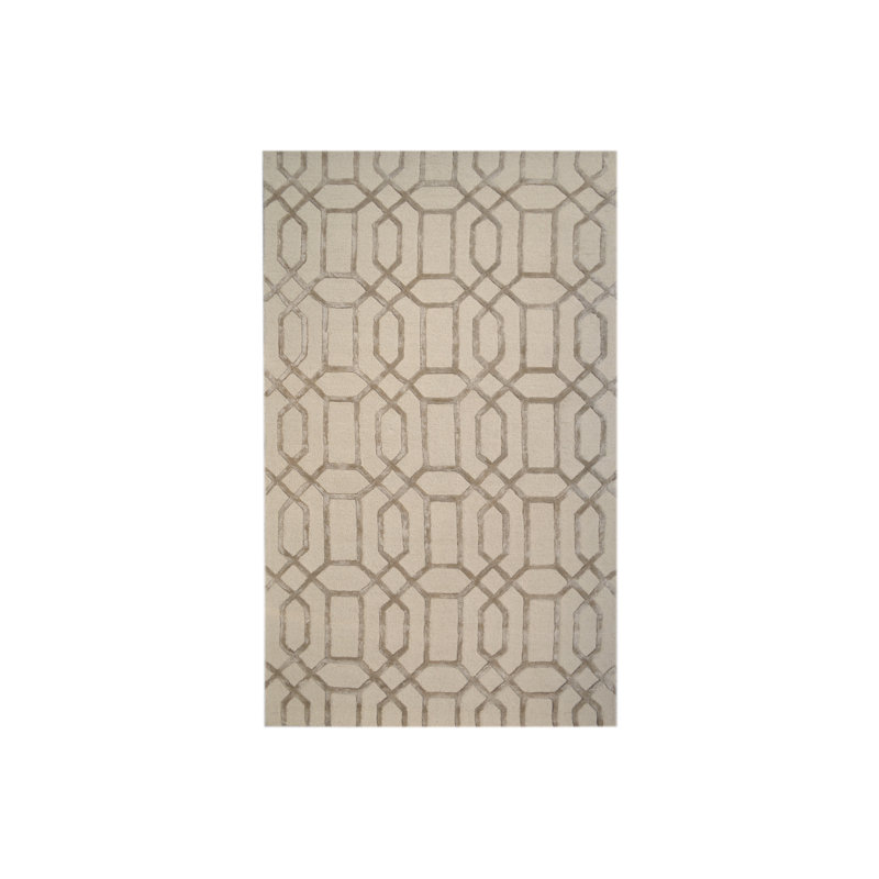 Vegas Geometric Wool Hand Woven Area Rug, Rectangle 200 x 300cm
