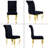 Kinna Black and Gold Tufted Velvet Upholstered Side Chairs-2126500229-2126500230