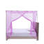 Moustiquaire de tente pour lit à ouverture latérale d'un côté Filet de rideau pour décoration de chambre à coucher pour lit simple sans cadre de lit-131150982