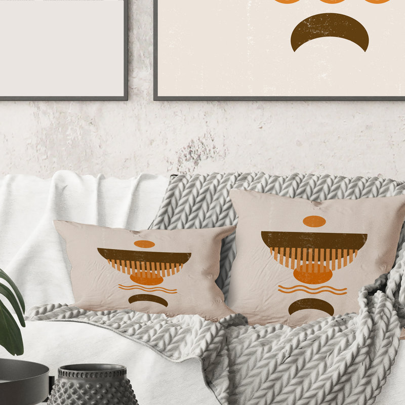 Abstract Throw Pillow
