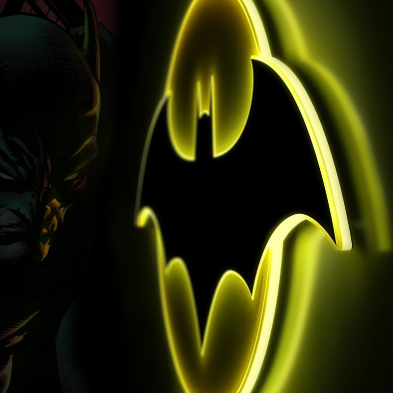 Enseigne lumineuse 15,57 "Batman Batel