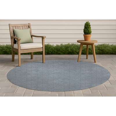 Tapis d'extérieur antidérapant Ikat