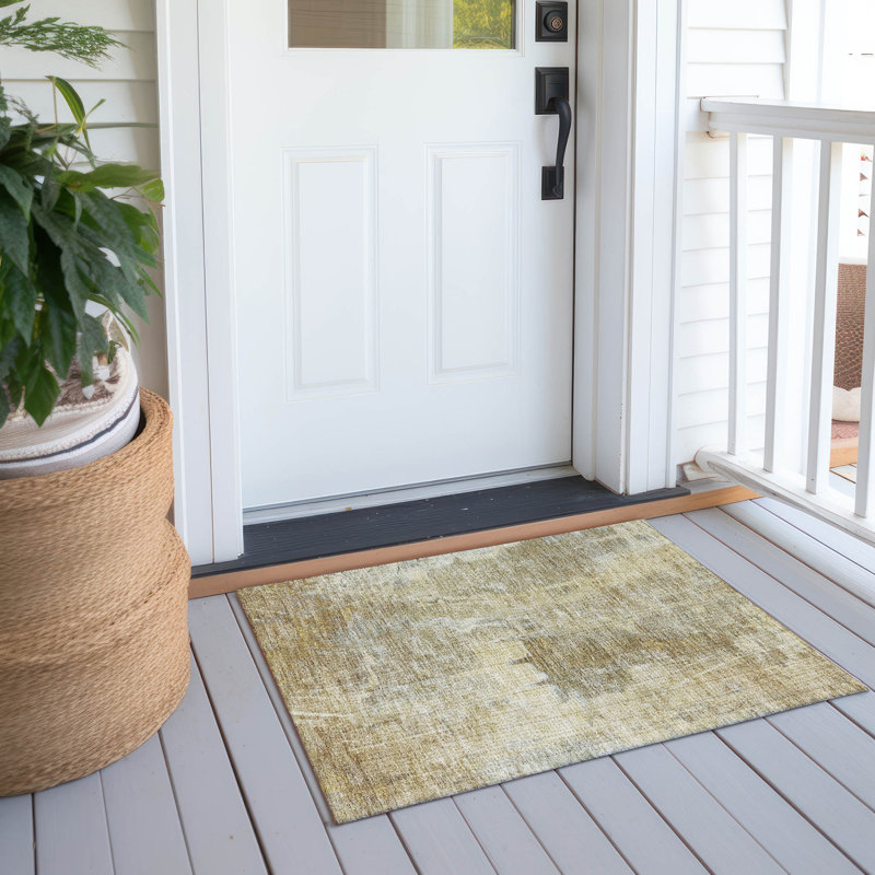 Machine Washable Indoor/Outdoor Kadyn ACN2226 Abstract Rug, Rectangle 1'8" x 2'6"