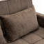 Canapé-lit, canapé-lit escamotable avec coussin de dossier réversible, canapé de salon