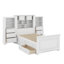 Lit plateforme simple avec armoire verticale et 4 tiroirs-1682999135