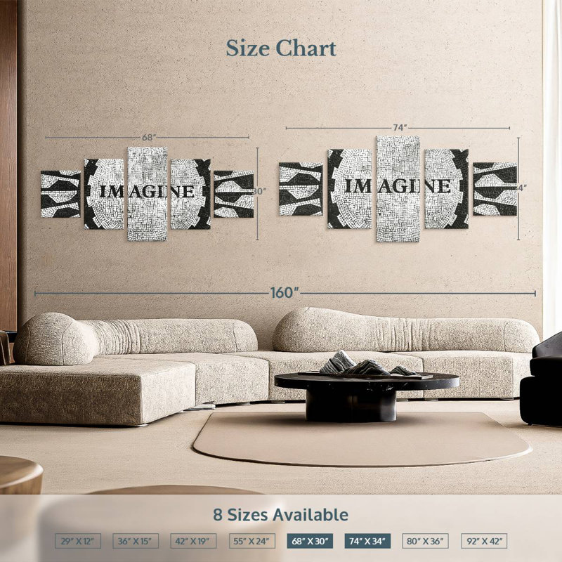 Imagine Monument I, H 12 po x l 29 po