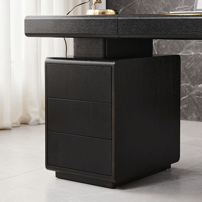 Bureau de luxe de style rétro, H 29,53 po x l 62,99 po x P 25,59 po