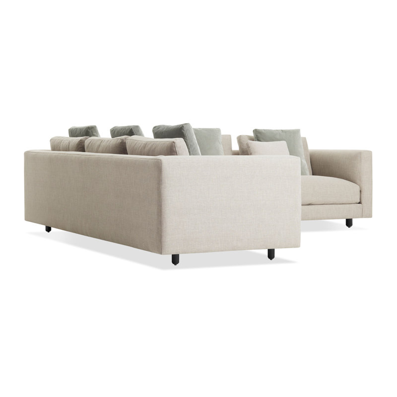 Hands Down Sectional, Right Hand Facing, Tofte Navy, Tofte Navy Polyester Blend