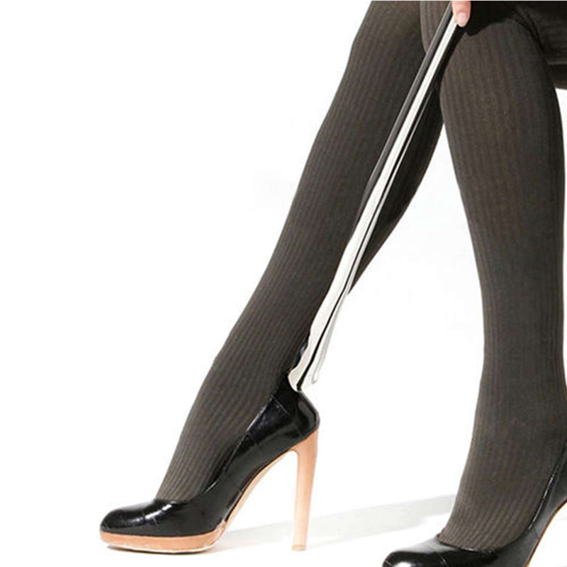 Metal Long Handled Shoe Horn 20.5 Inches (Set of 2)