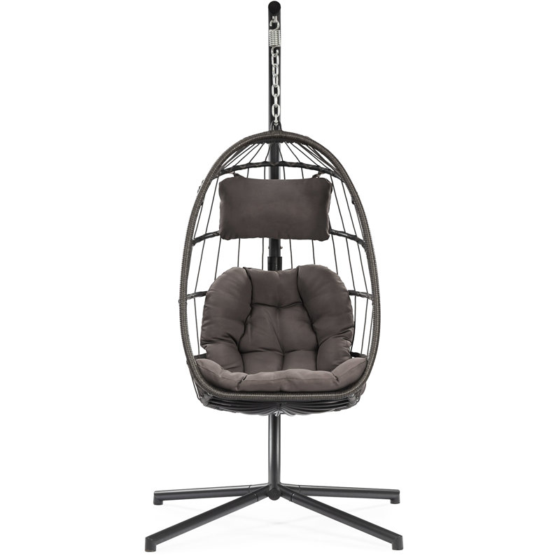 Balancelle suspendue gris foncé