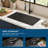 Durable Stainless Steel Single Bowl Undermount Kitchen Sink with Soundproofing and Efficient Drainage System