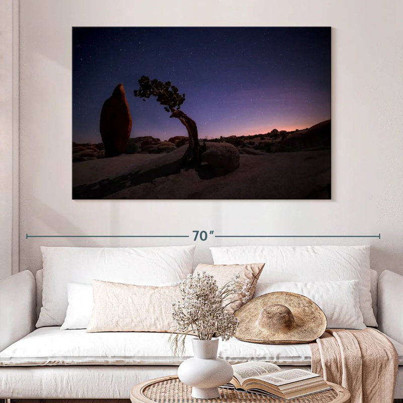 Nicci Joshua Tree Night Landscape, 34'' H x 51'' W