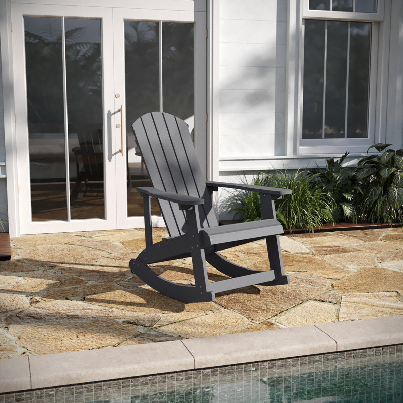 Chaise berçante, Gris clair