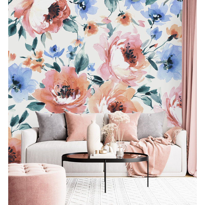 Peel & Stick Wall Mural, 10.42' W x 10.42' L