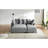 83" Sectional Sofa L-Shaped Sofa Upholstered Sectional Sofa With Ample Storage Space, Movable Ottoman And Six Throw Pillows For Living Room, Grey-500939270