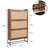 Modern Narrow Flip-Drawer Shoe Cabinet-94633339