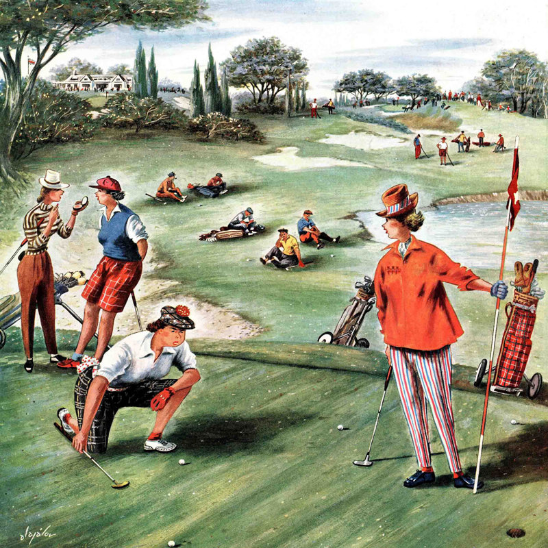 « no playing through » par constantin alajalov, reproduction d’art sur toile tendue, H 18 po x l 18 po x P 1,5 po