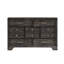 Commode en bois gris avec tiroirs de rangement 1pc