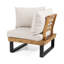 Chaise de coin Sebastian + table basse