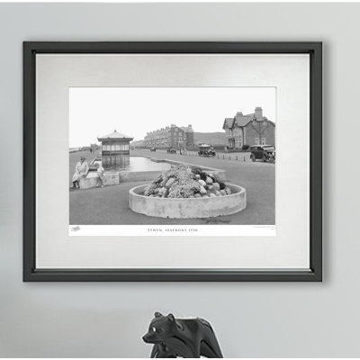 Tywyn, Seafront 1930 by Francis Frith - Single Picture Frame Print