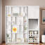 Lit escamotable avec armoire supérieure, bureau extensible et bibliothèques ouvertes-115726467