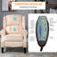 Fauteuil inclinable de massage avec fonction chauffante, télécommande,-381862002