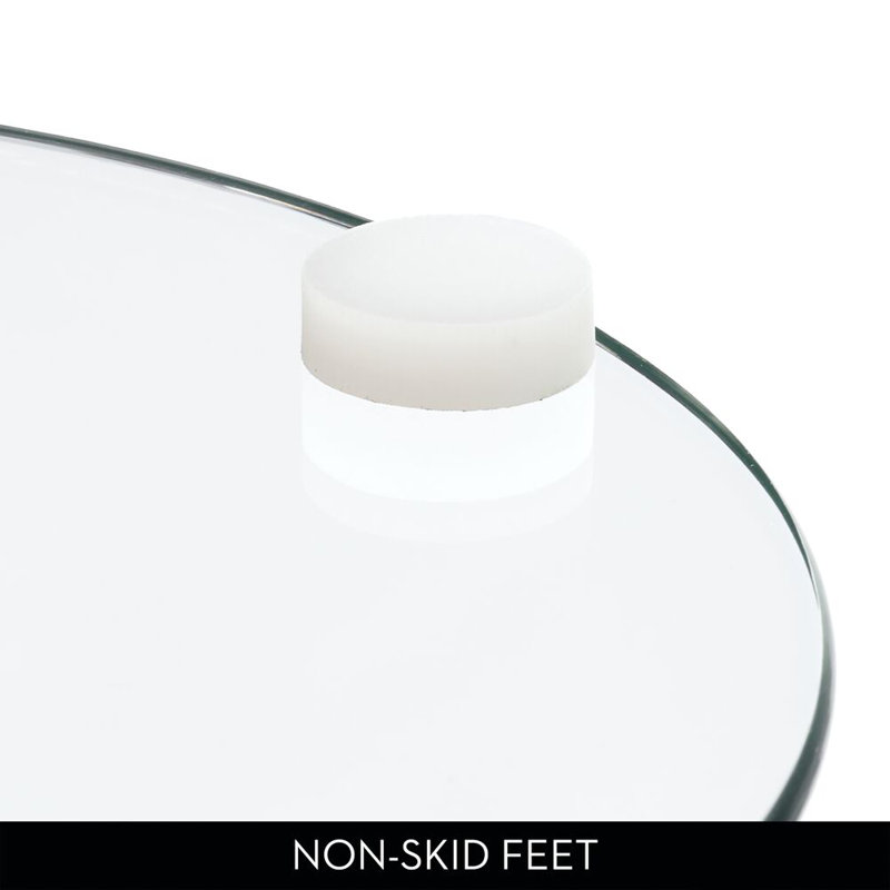 iDesign Square Drink Table for Small Spaces