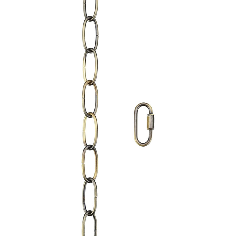 Chaîne robuste, Bronze, H 72 po x l 0,6 po x P 0,6 po