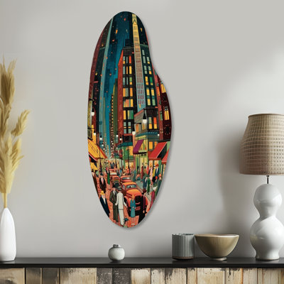 Art mural rétro Art déco City Life I - Fashion Woman