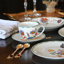 Ensemble de 2 tasses à thé avec soucoupe et fleurs