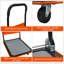 Chariot à plat, chariot à main avec capacité de 330 lb, chariot pivotant à 360 degrés pliable pour le chargement et le rangement, orange entrepôt