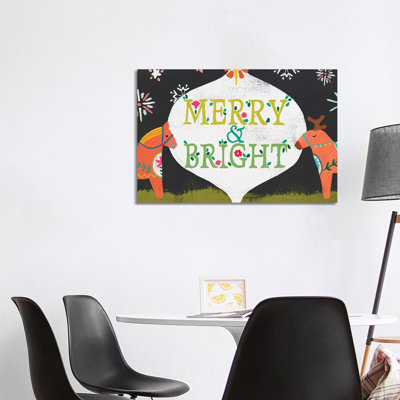 Nordic Joy Collection D 1 Piece Wrapped Canvas Painting