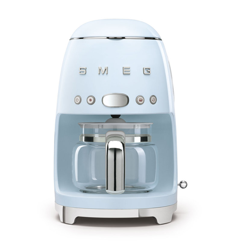 SMEG 50's Retro Style 10-Cup Drip Coffee Machine with Filter, White