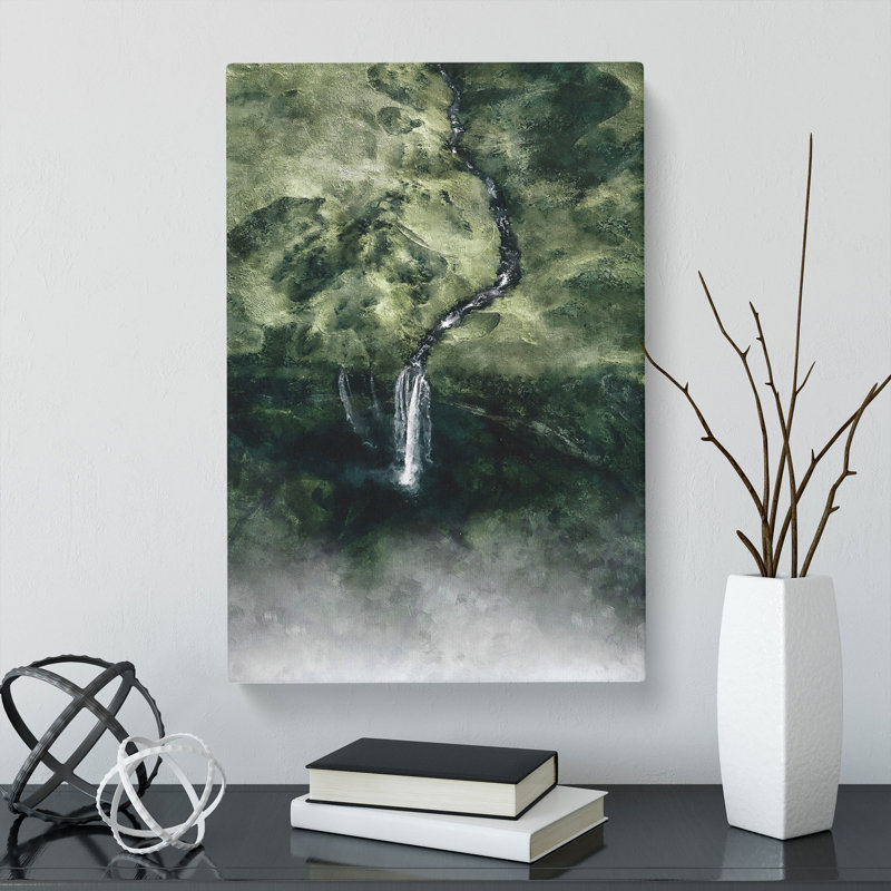 Waterfall View - Wrapped Canvas, 60cm H x 40cm W x 3cm D