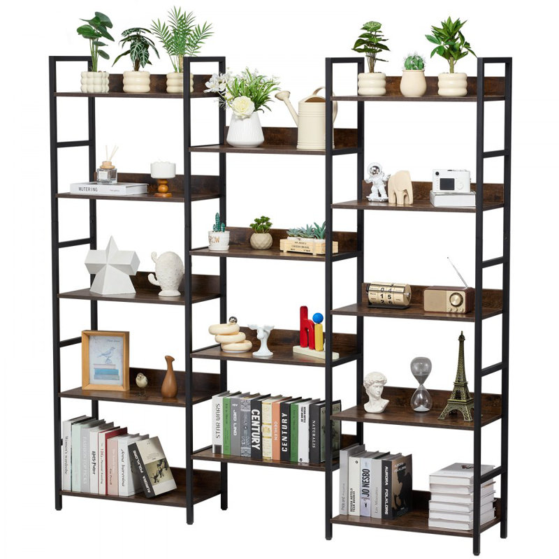 176cm H x 176cm W Metal Bookcase