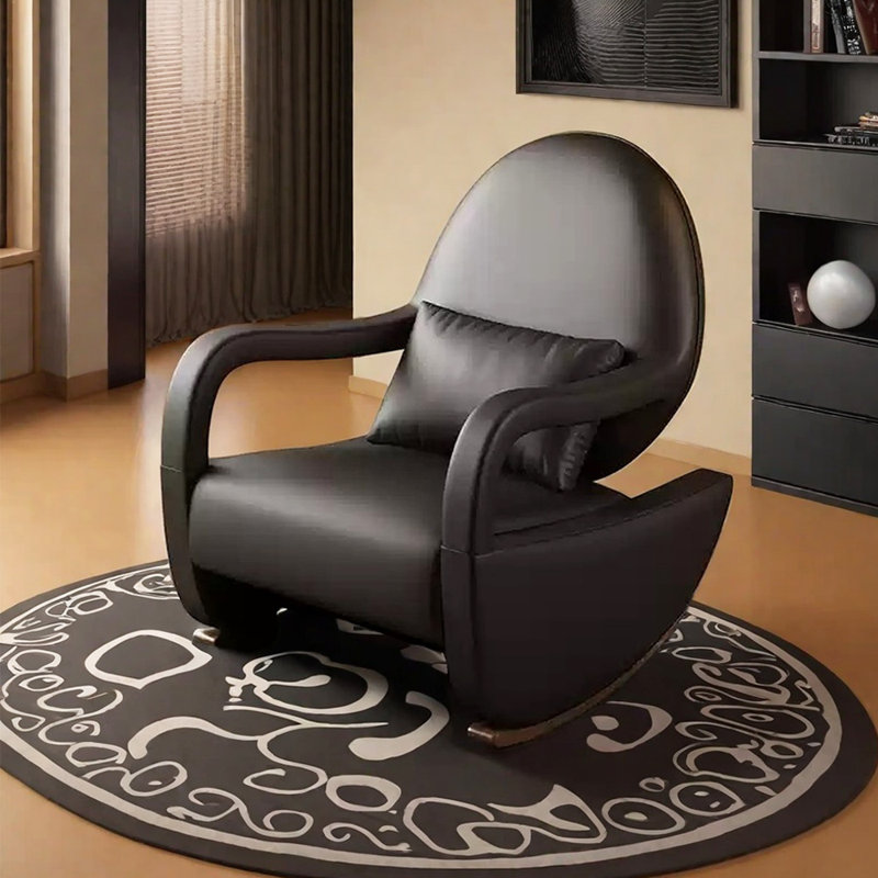 Chaise berçante Home, Noir, noir, noir, noir