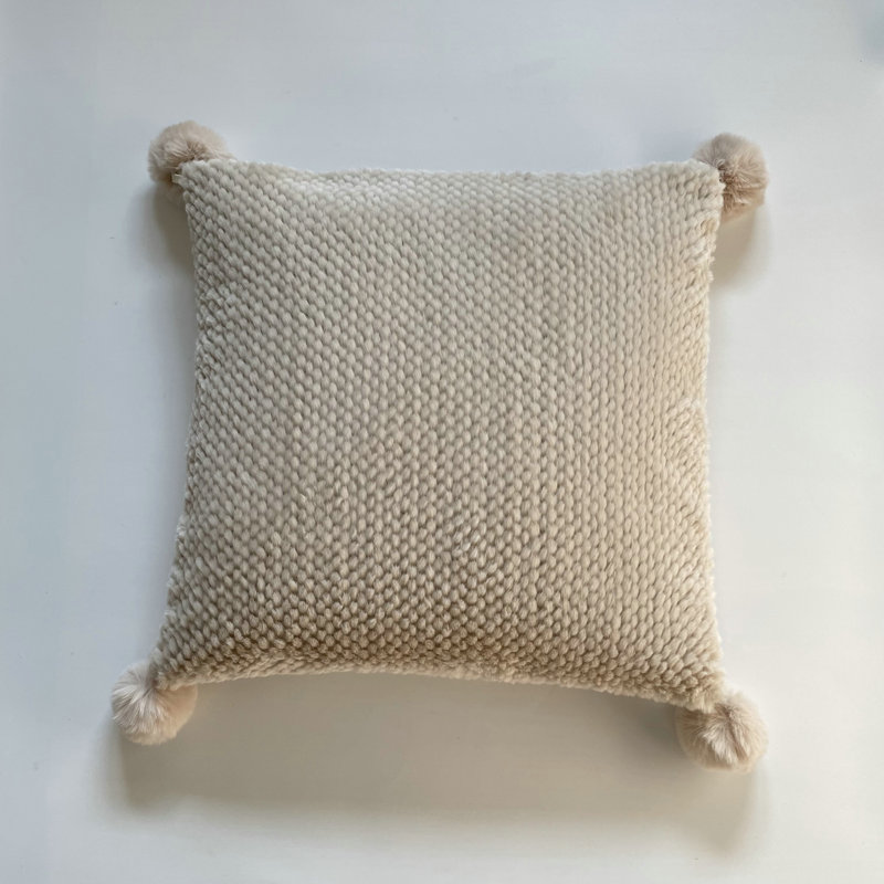 Faux Fur Throw Pillow