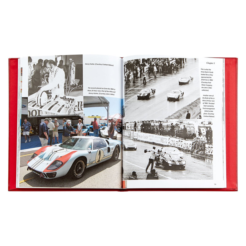 Ford Vs Ferrari Leather Bound Book