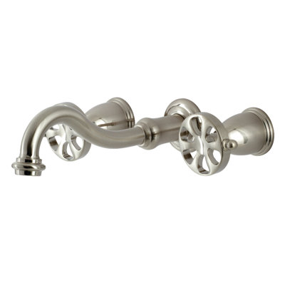 Kingston Brass Belknap Two-Handle 3-Hole Wall Mount Tub Faucet