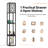 Luretta 63 " Column Floor Lamp with USB and Outlet