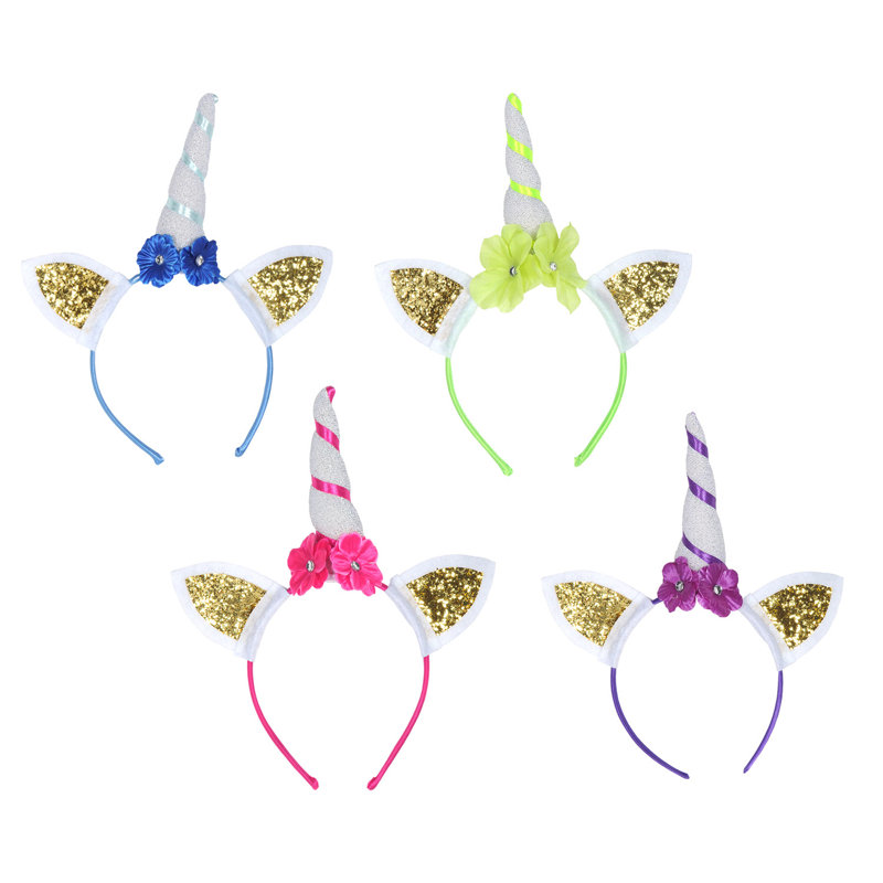 Bandeaux de licorne scintillants
